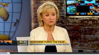 Tina Brown on Newsweek Print End, Digital Future: ‘An Inevitable Outcome’ (Video)